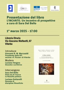 L'incanto. Un incontro di prospettive a Viterbo_Libreria Etruria_locandina